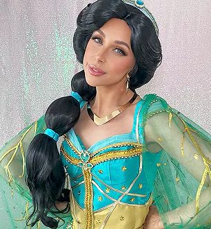 Arabian Princess character available for birthday parties in Derby, Derbyshire